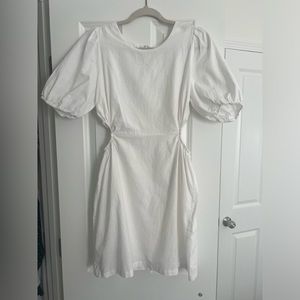 Altar’d State white puff sleeve dress